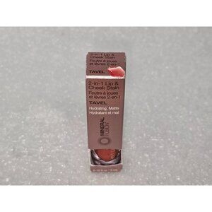 Mineral Fusion 2-In-1 Lip & Cheek Stain Tavel Hydrating Matte